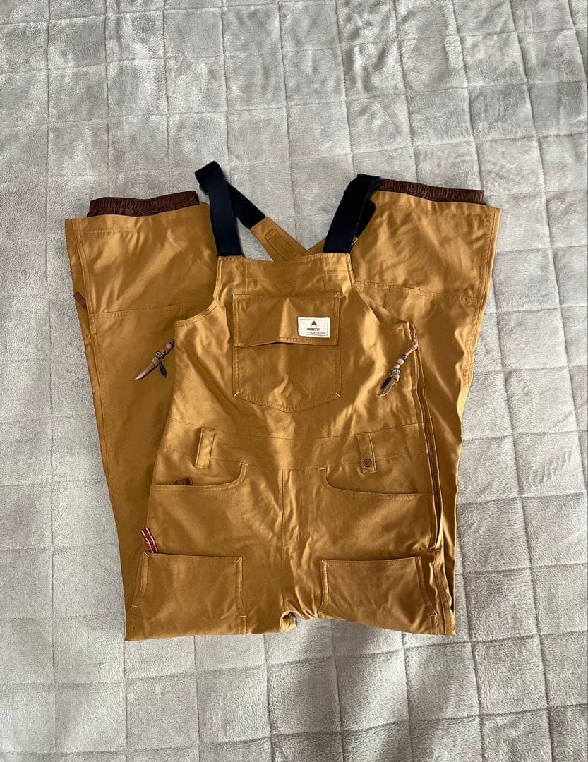 BURTON ベージュ 女性用 スノーボードオーバーオールSサイズ