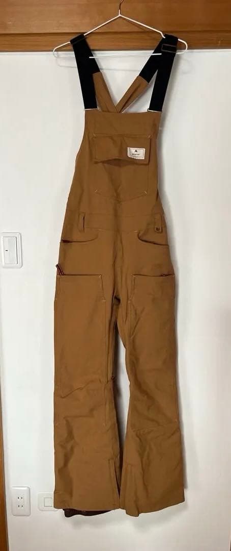 BURTON ベージュ 女性用 スノーボードオーバーオールSサイズ