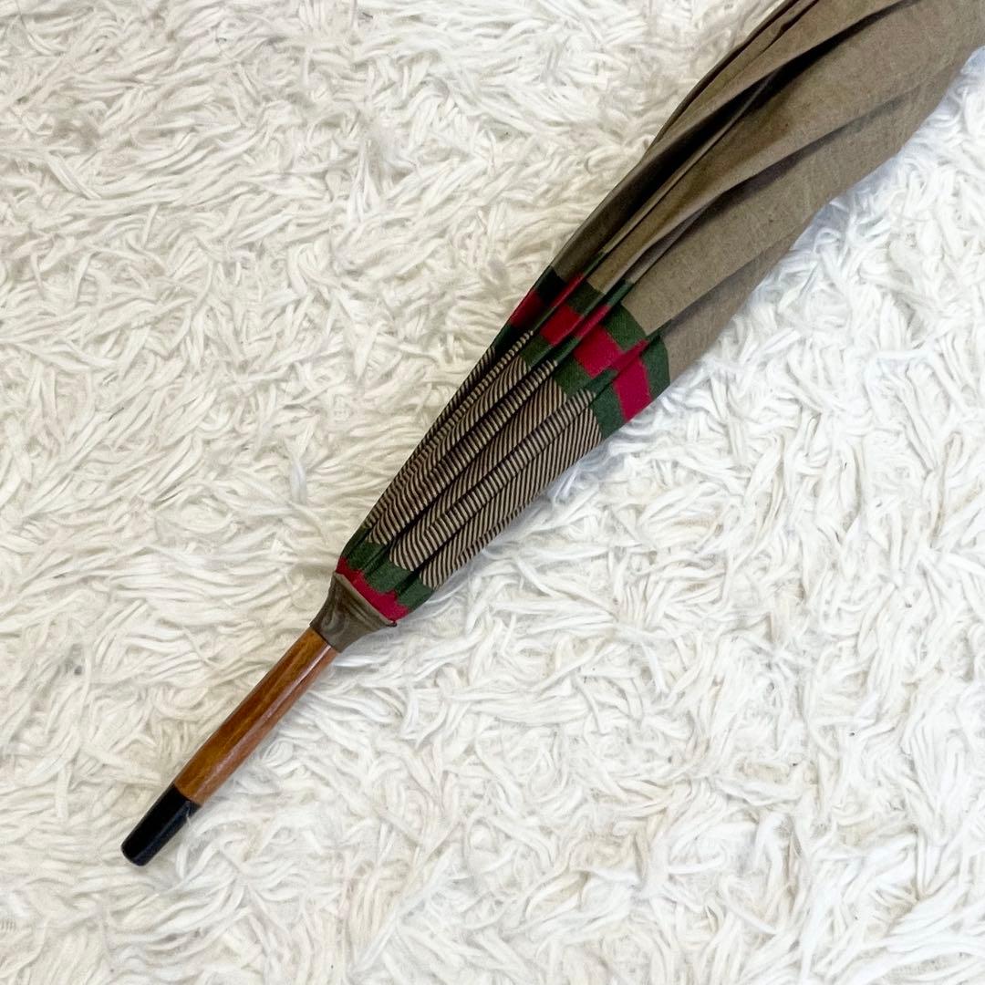 【極美品/希少】GUCCI グッチ 長傘 シェリーライン ヴィンテージ
