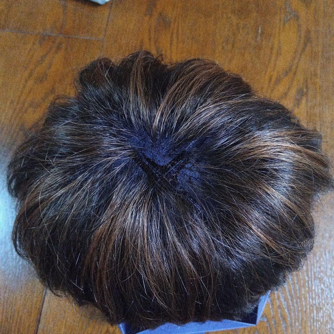 フォンティーヌ　ブラウン ショートウィッグ 人毛ミックス