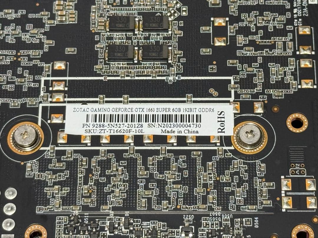 グラフィックボード・グラボ・ビデオカード ZOTAC GAMING GeForce GTX 1660 SUPER 6GB