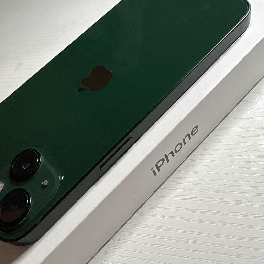 iPhone 13 128GB SIMフリー グリーン 極美品