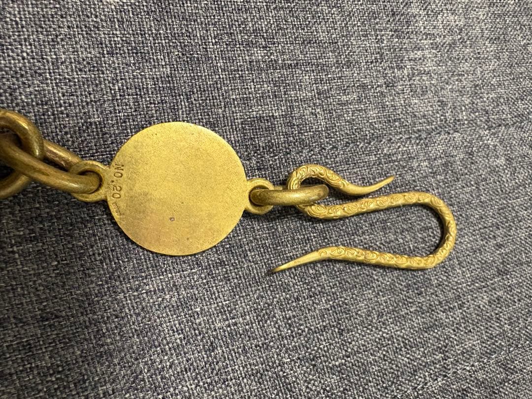 ファーストアローズウォレットチェーンブラス真鍮