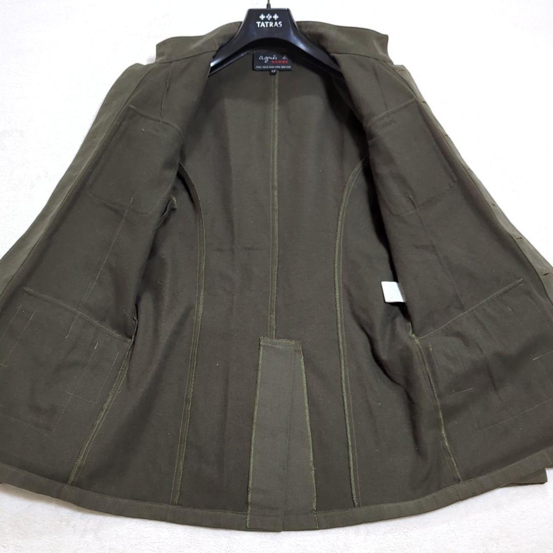 希少デザイン 48 アニエスベー スロバキア製 ミリタリー ナポレオンコート