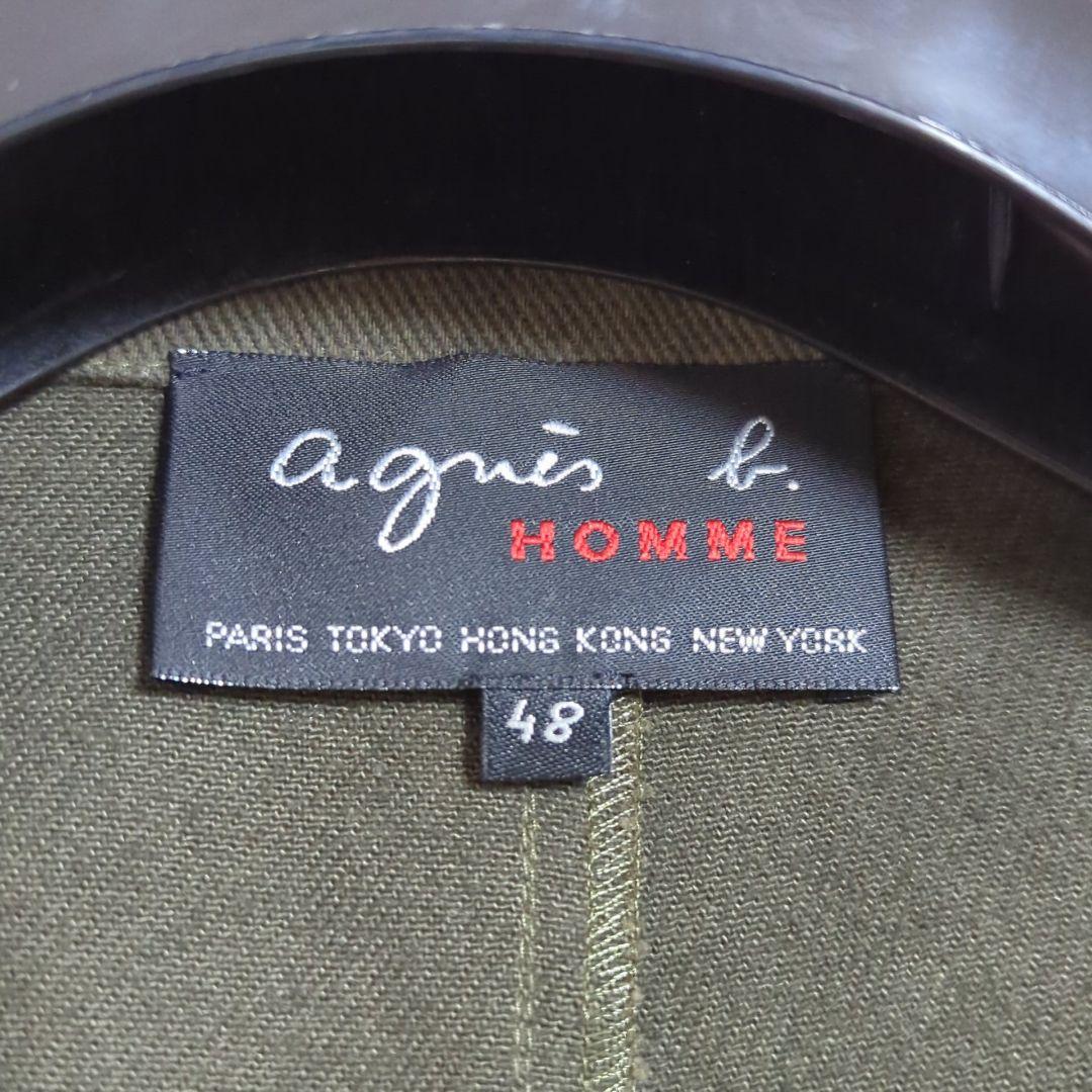 希少デザイン 48 アニエスベー スロバキア製 ミリタリー ナポレオンコート