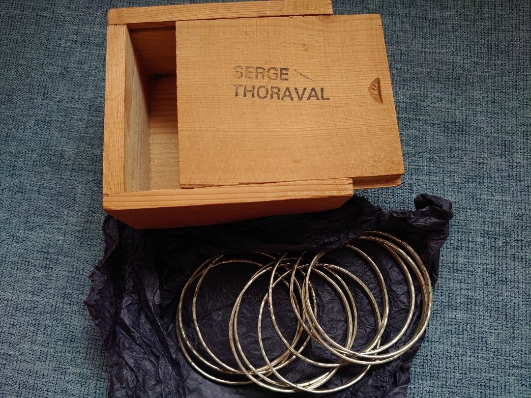 SERGE THORAVAL バングル 10本セット 木箱付き