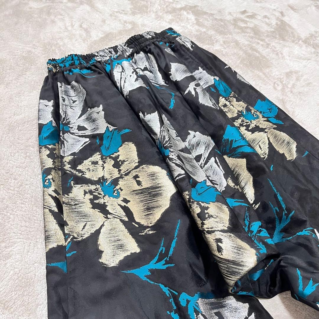 極美品　ジュンヤワタナベ　コムデギャルソン 花柄　ジャガード　サルエルパンツ