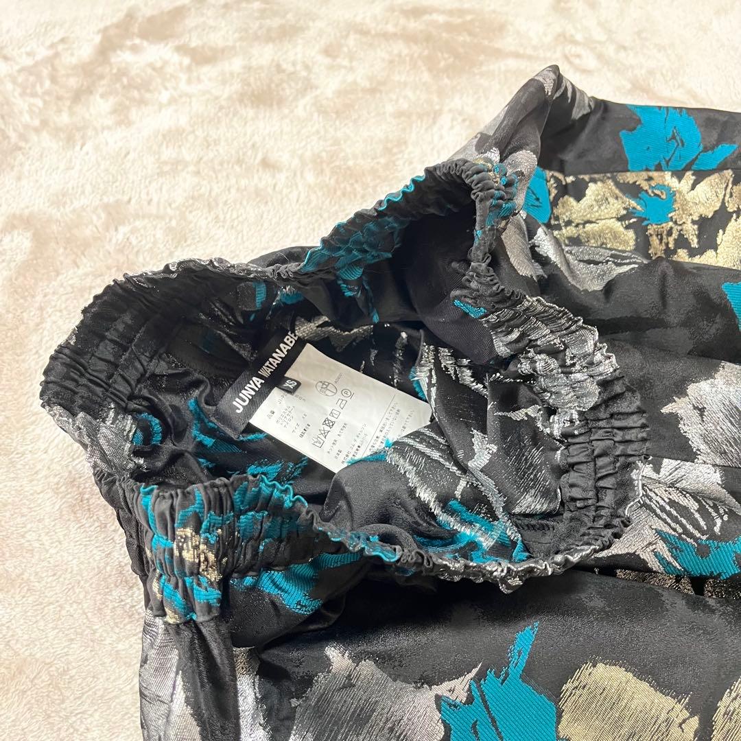 極美品　ジュンヤワタナベ　コムデギャルソン 花柄　ジャガード　サルエルパンツ