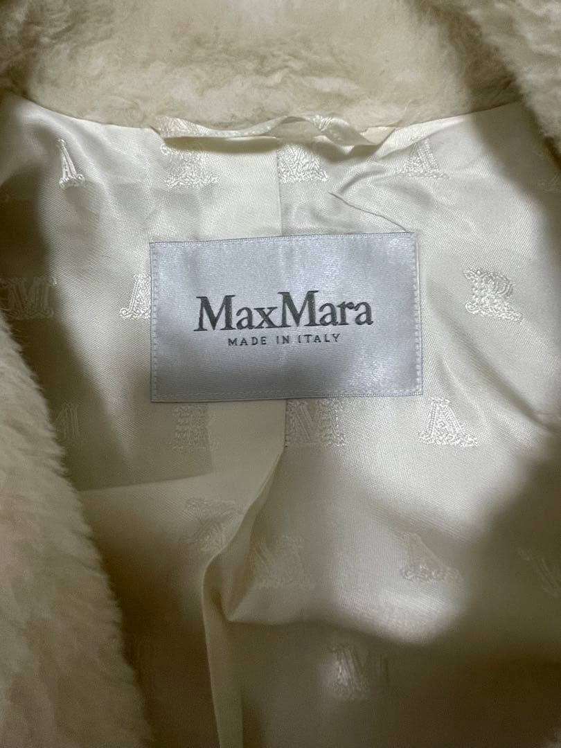 Max Mara RIGA 2023年 新作 テディベア コート ジャケット 白
