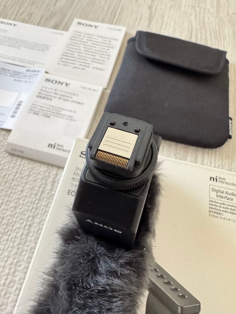 【美品】SONY ECM-B1M ショットガンマイクロホン