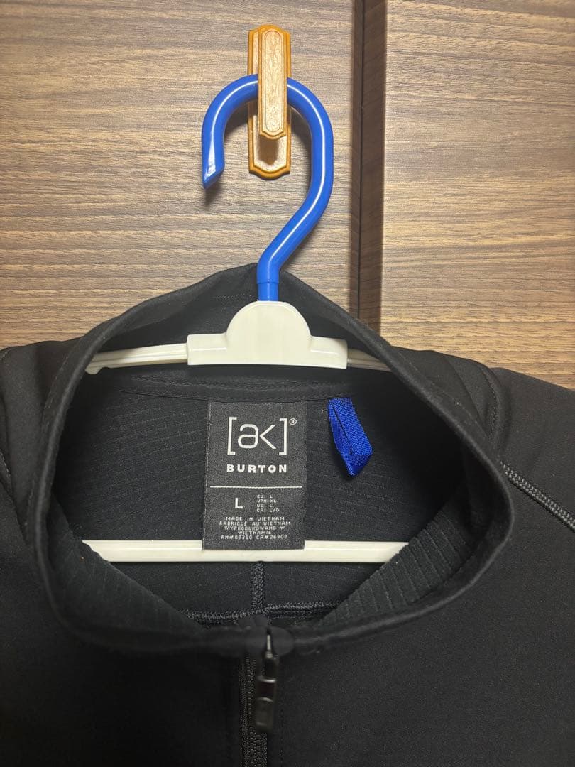 スキー Burton AK Helium Grid Full-Zip Fleece L