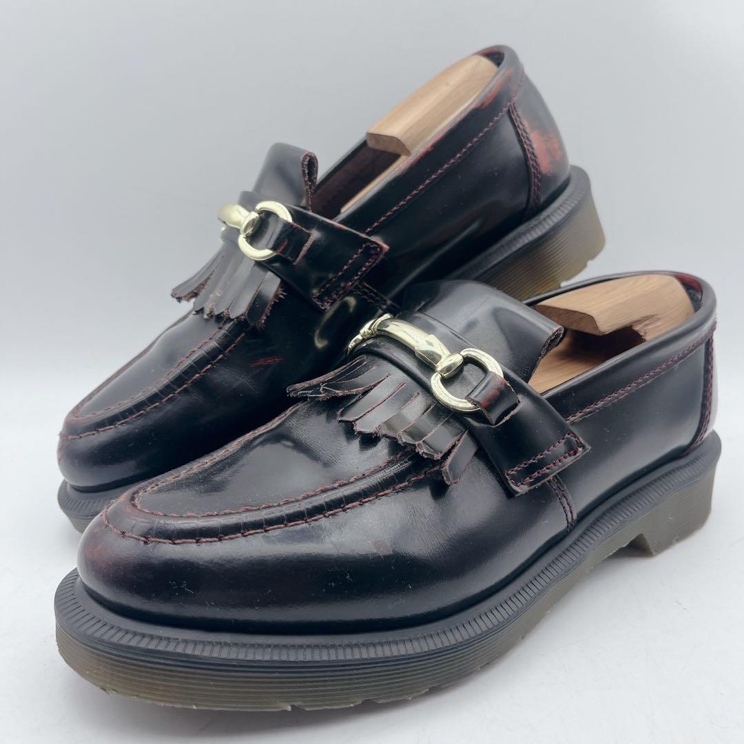 ドクターマーチン エイドリアン スナッフルローファー ビット フリンジ UK5