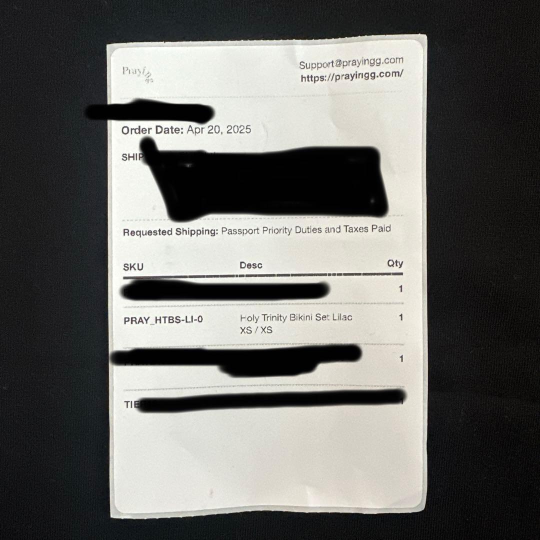 praying 水着 XS 新品未使用/確実正規品