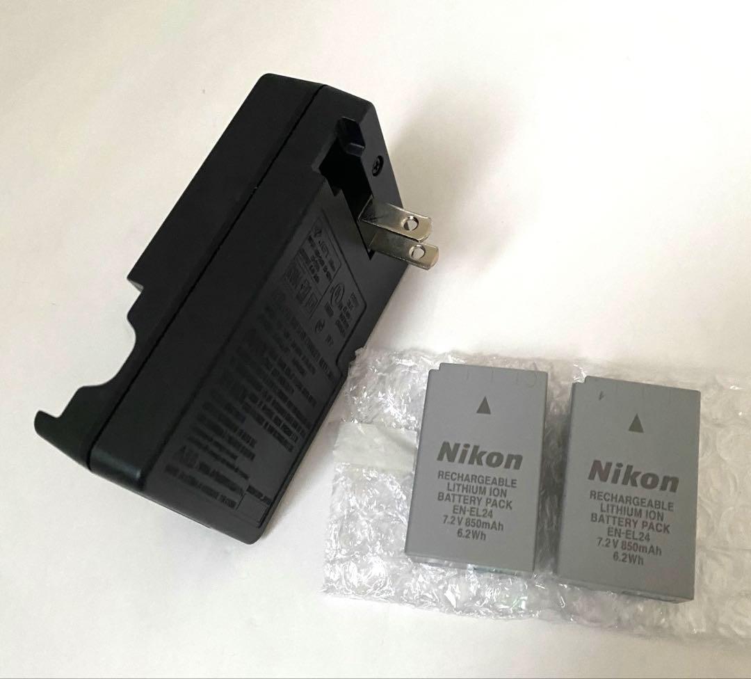 Nikon1 J5 ミラーレス ダブルレンズキット /シルバー J5WLKSL