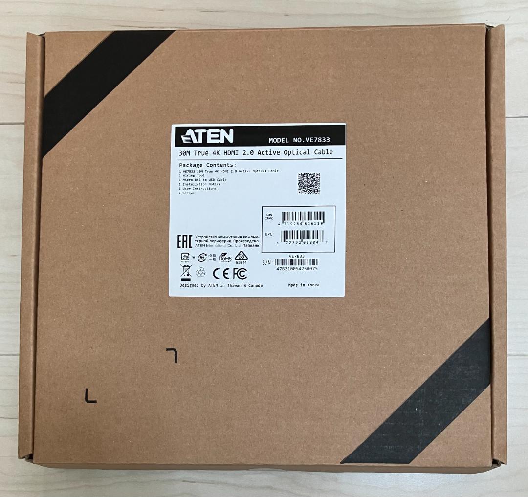 ATEN VE7833 30m アクティブ光HDMIケーブル 旧品番