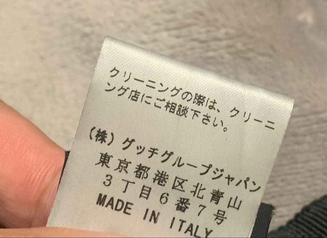 GUCCI レザー ハンチング XL ブラック イタリア製 グッチ 羊革 ラム