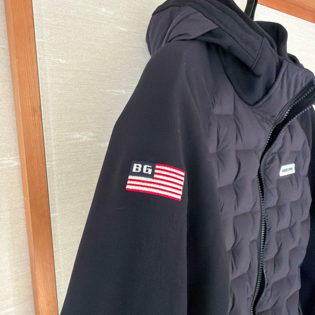 BRIEFING ゴルフ　ハイブリッドダウン　ブラック　サイズL