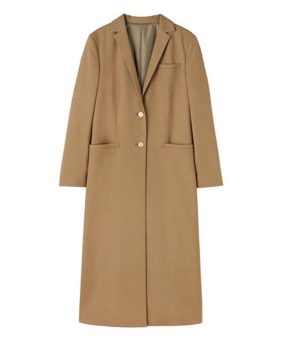 JENNE ジェンヌ　モダンロングジャケット　キャメル　Mサイズ