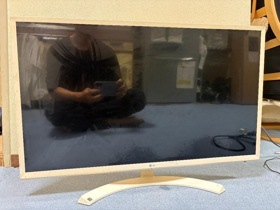 LG 32MP58HQ-W ホワイト モニター