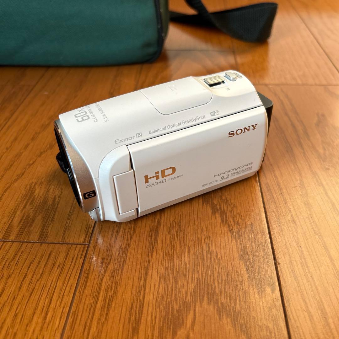 『美品』✨ソニーハンディカムビデオカメラＣＸ670 zi-go