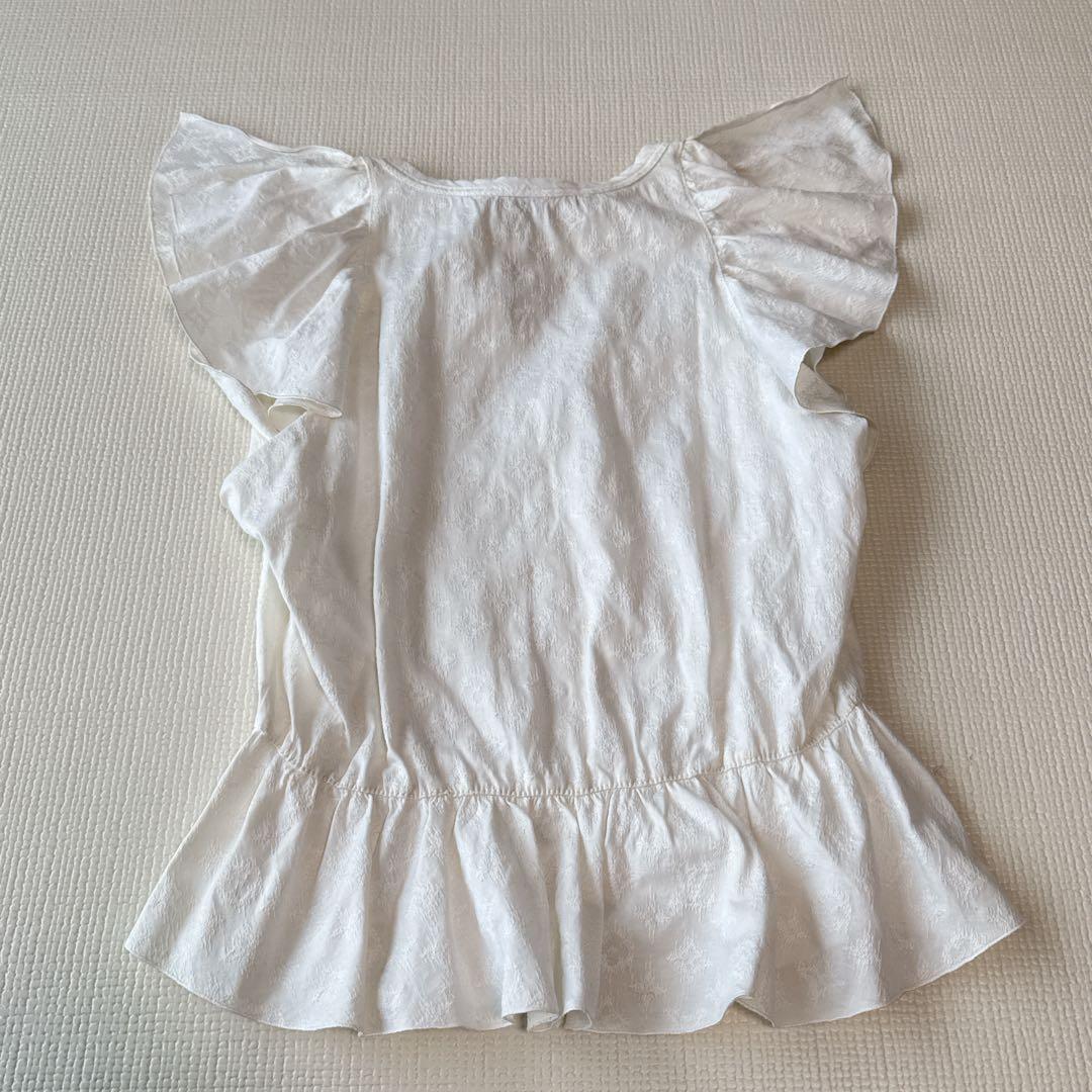 ルイヴィトン　LOUIS VUITTON カットソー　ペプラム　ノースリーブ