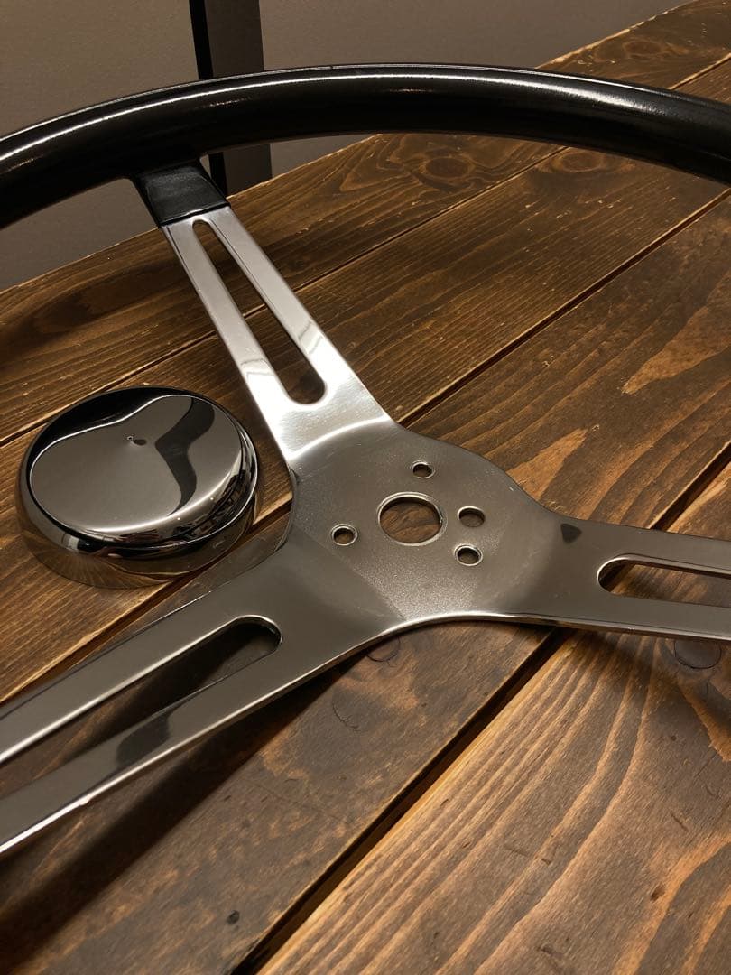 ムーンアイズ　ステアリング　38φ 38cm 絶版デザイン　ブラック