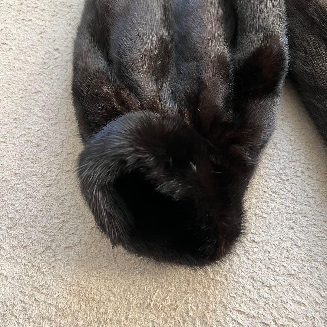 美品　サガミンク　ロイヤル　ミドル丈　最高級ミンク　毛皮　ファーコート