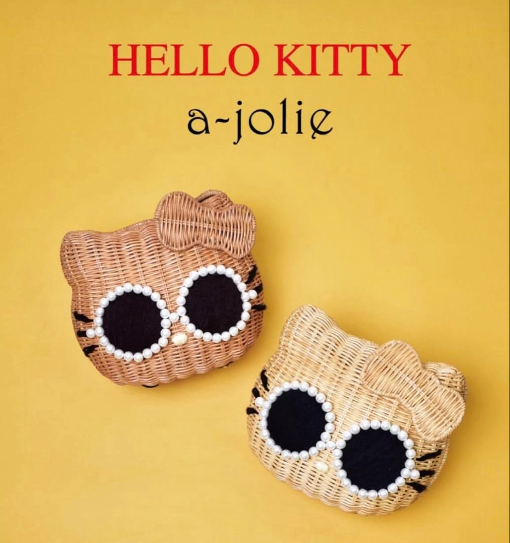 a-jolie×HelloKitty♡大人気！キティちゃんカゴバッグ/アジョリー
