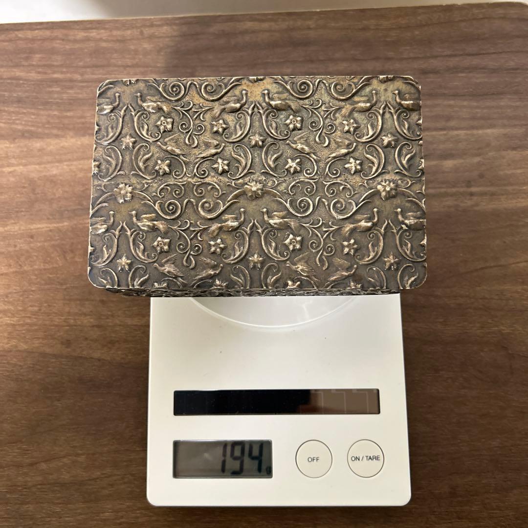 vintage Hazorfim銀製ボックス