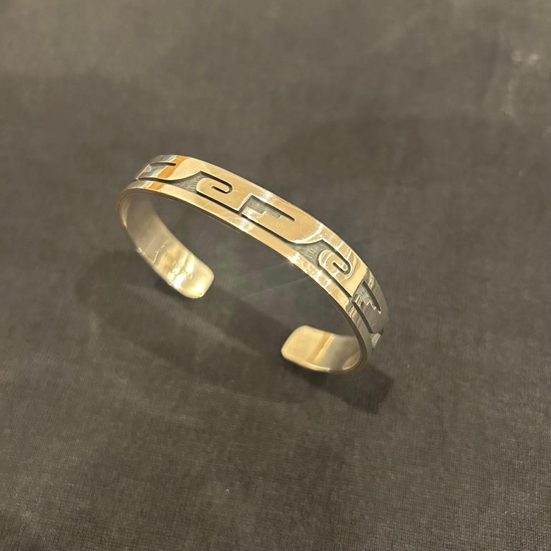 HOPI/ホピ族F.YOWYTEWA作 オーバーレイ バングル