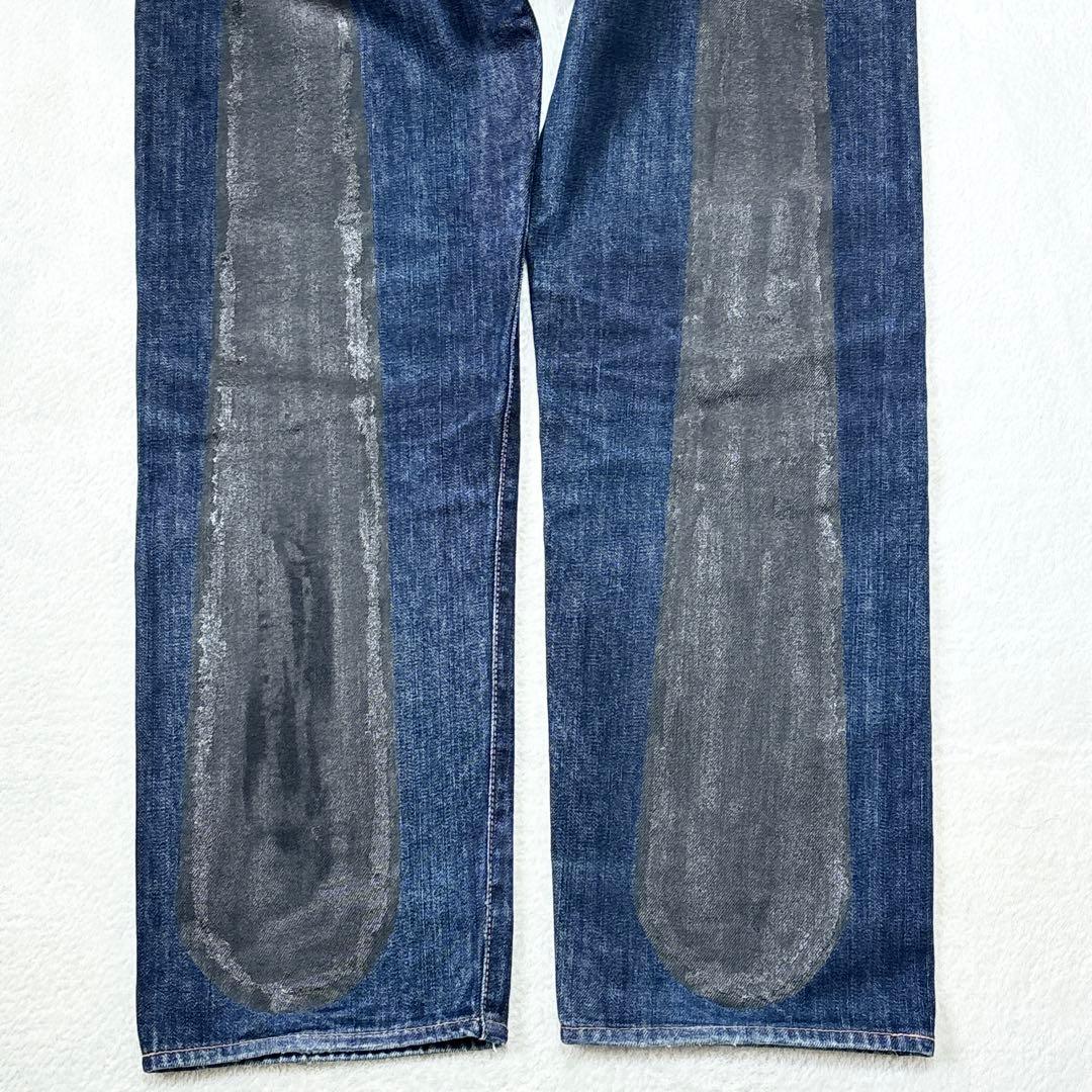 EVISU No.2 2005 大黒 ビックカモメ 赤耳 W33 デニム パンツ
