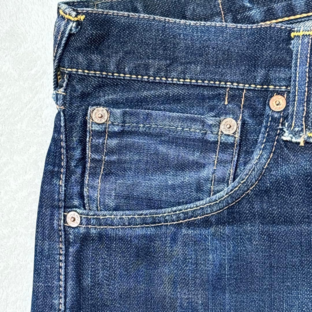 EVISU No.2 2005 大黒 ビックカモメ 赤耳 W33 デニム パンツ