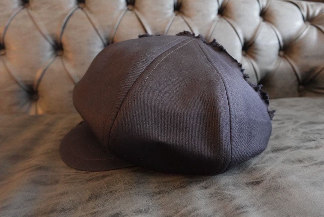 【美品】Ground Y グラウンドワイ ダメージコットンキャスケット