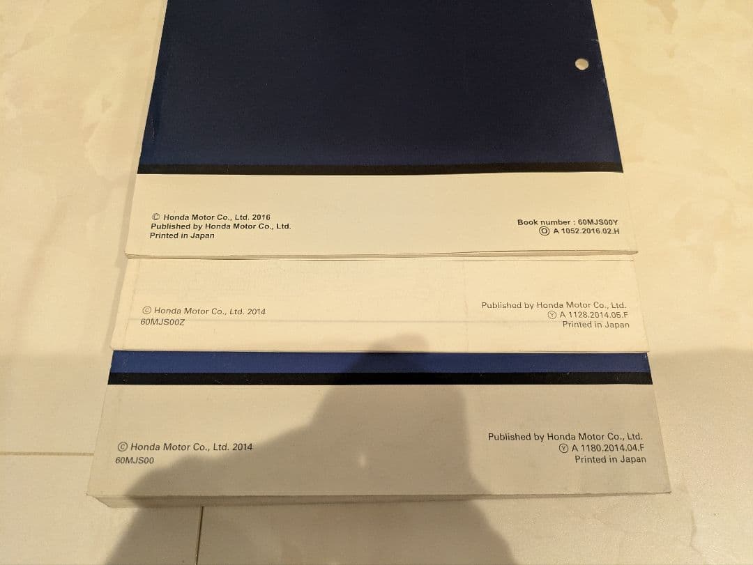 ホンダNM4-01/NM4-02サービスマニュアルと追補版(EBL-RC82)