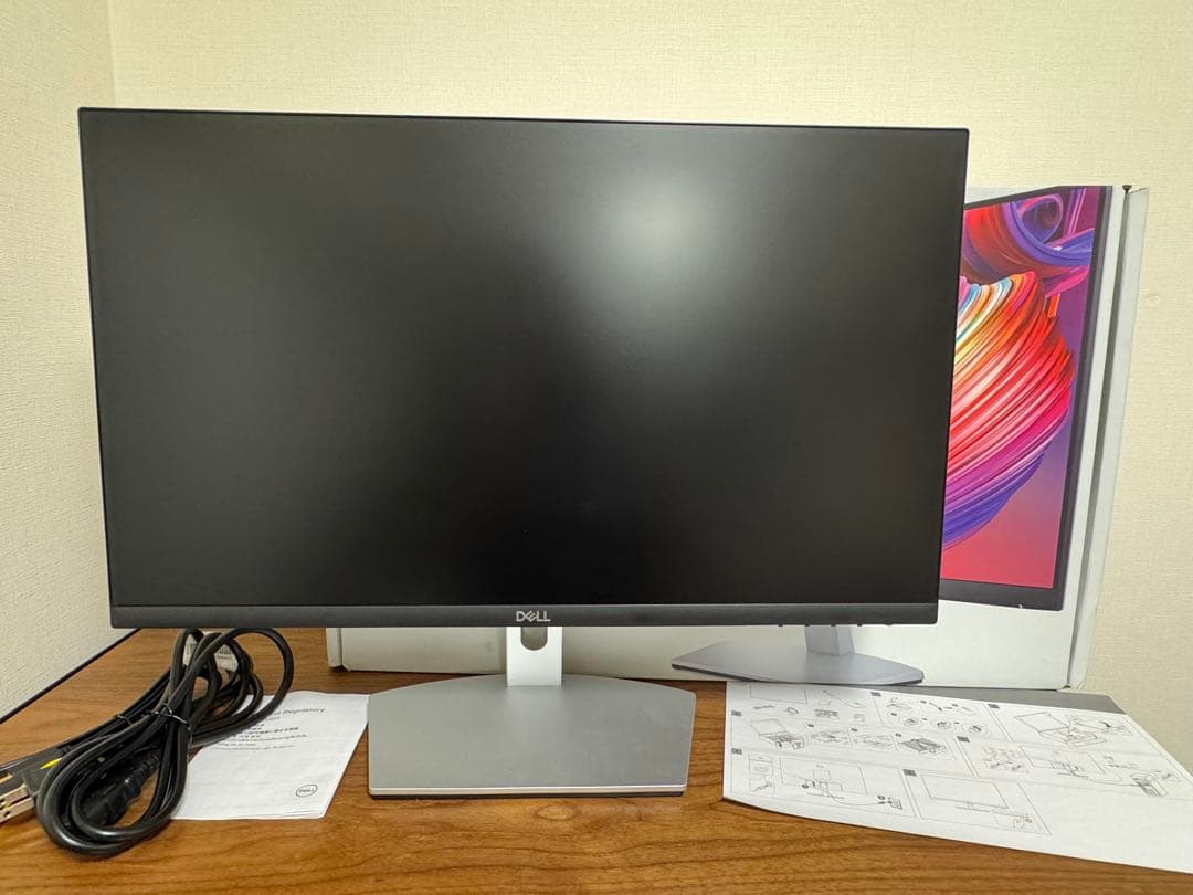 DELL モニター S2421H 本体 電源ケーブル付