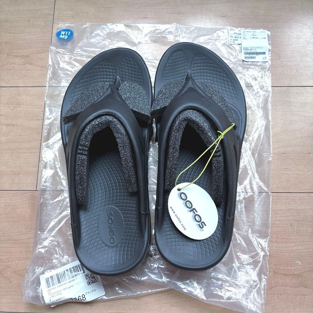 【新品】OOFOS OORIGINAL リカバリーサンダル　ブラック 28cm