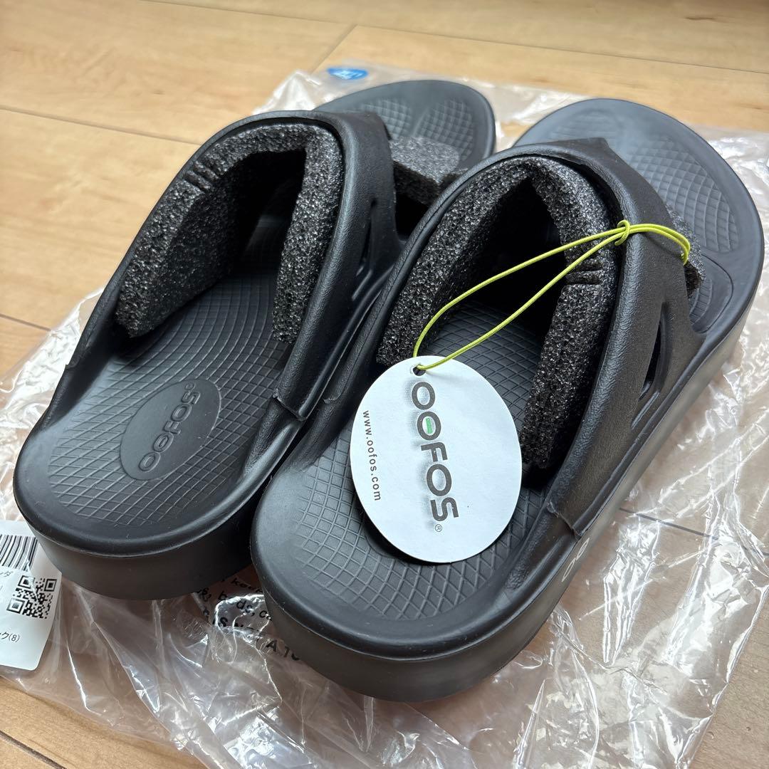 【新品】OOFOS OORIGINAL リカバリーサンダル　ブラック 28cm