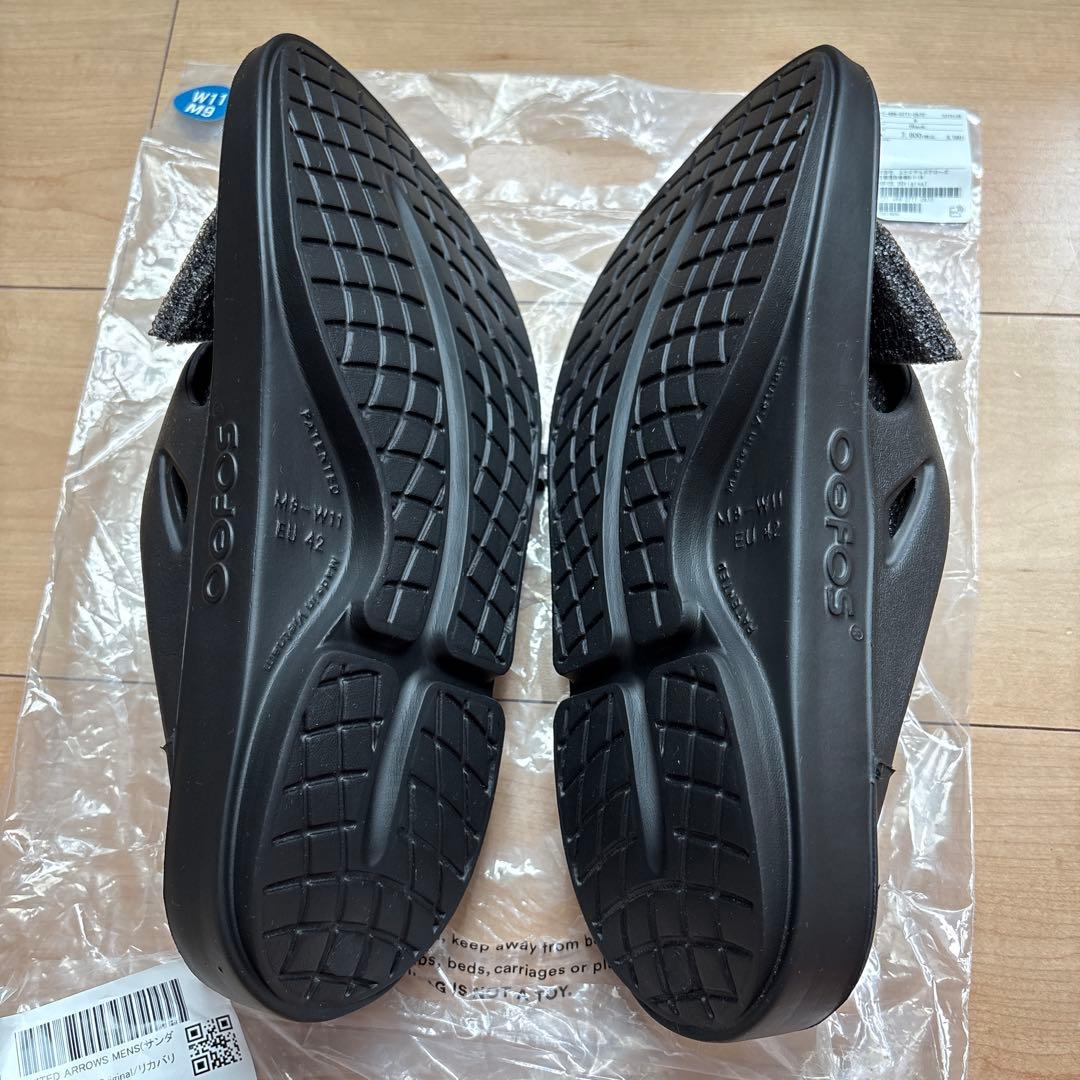 【新品】OOFOS OORIGINAL リカバリーサンダル　ブラック 28cm