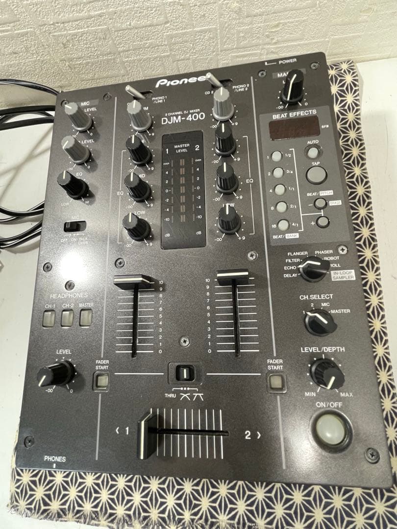 pioneer dj パイオニア　DJM-400 縦横フェーダー内部メンテナンス