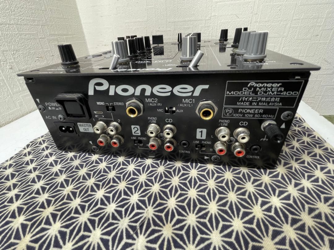 pioneer dj パイオニア　DJM-400 縦横フェーダー内部メンテナンス