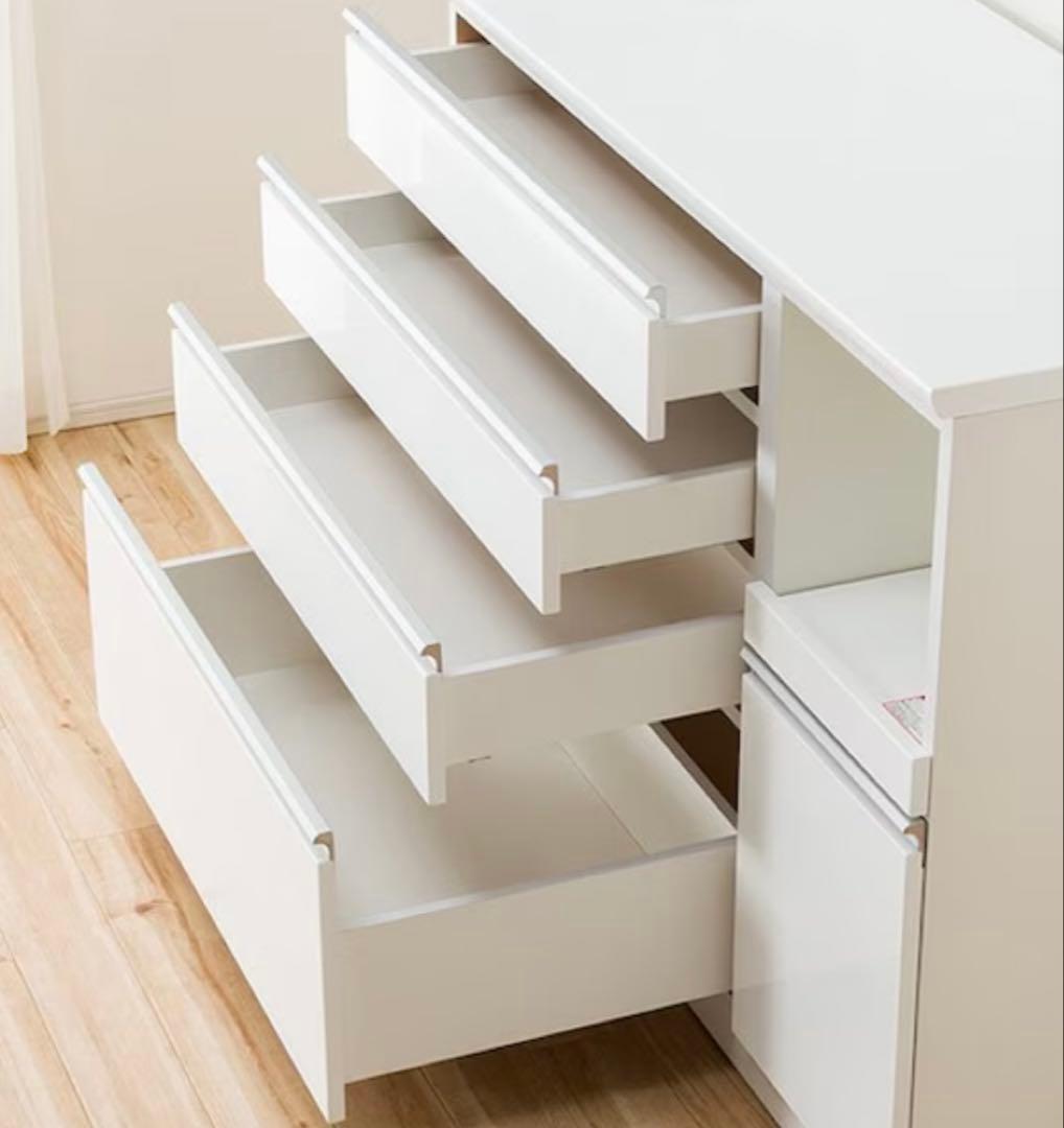 ニトリ食器棚( レジューム120-2TF-H WH/120-2QH-R WH）