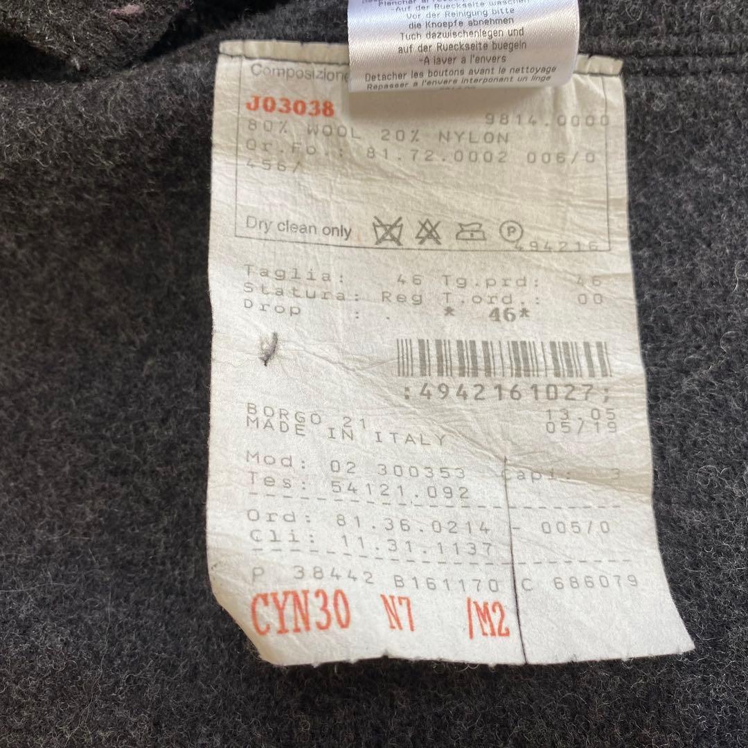 極美品✨大きいサイズ　ジョルジオアルマーニ　ダブルフェイステーラードジャケット