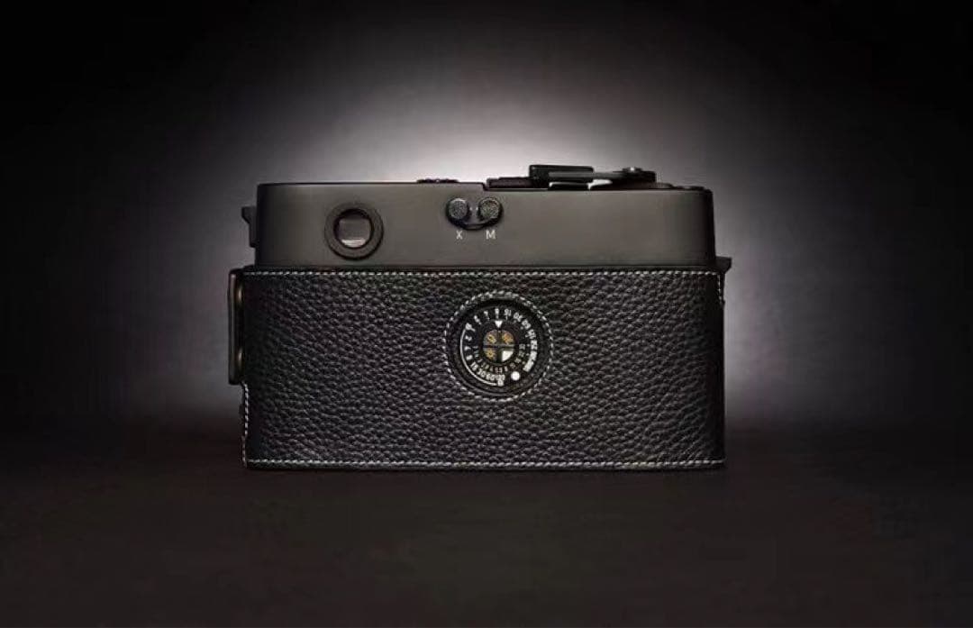 新品 本革カメラケース LEICA ライカ M5用 ブラック