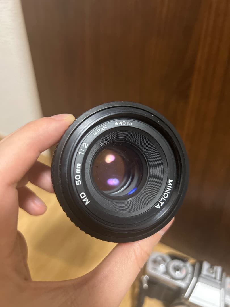 ミノルタ XG-1 フィルムカメラ+ MD 50mm f/2 レンズ
