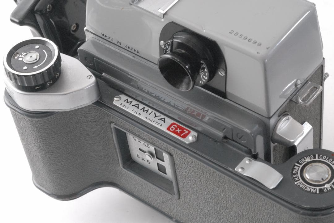 Mamiya 中判カメラ・セコール .90mm・ 6x7フィルムホルダー付き