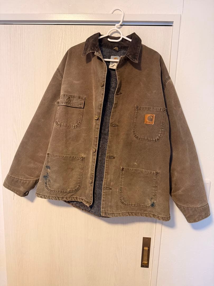 ち*太様 Carhartt ダックジャケット ブラウン　80's