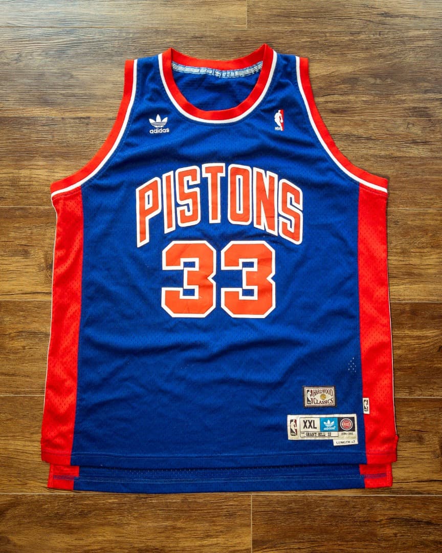 グラント・ヒル PISTONS ジャージ XXL