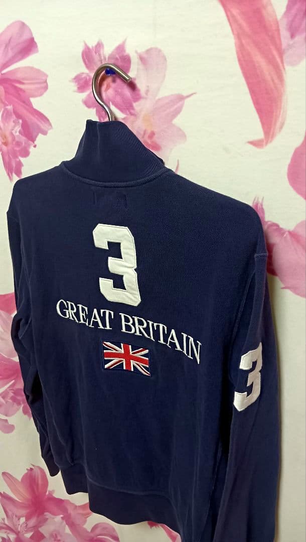 90s ポロ ラルフローレン ジップアップ ジャケット ブルゾン　L