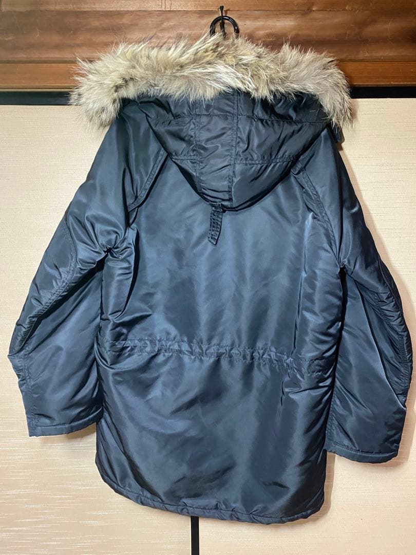 N-3B サイズ40 Ｌサイズ コヨーテファー　ミリタリージャケット