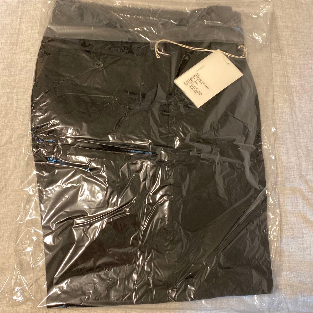 パンツ ANCELLM 25AW SHRINK WOOL WIDE SLACKS